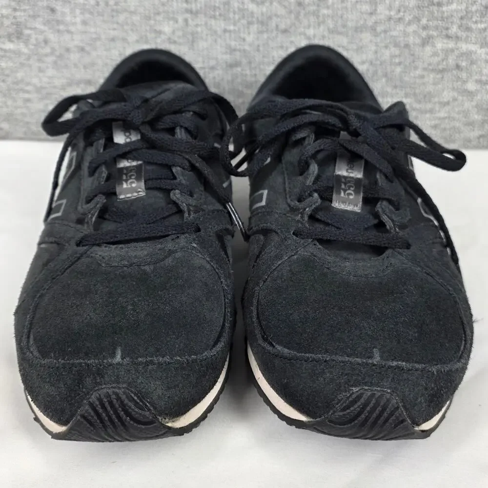 NEW BALANCE 555 FLIPDUO WL555BK WOMEN’S SUEDE RETRO SNEAKERS – BLACK – SIZE 9